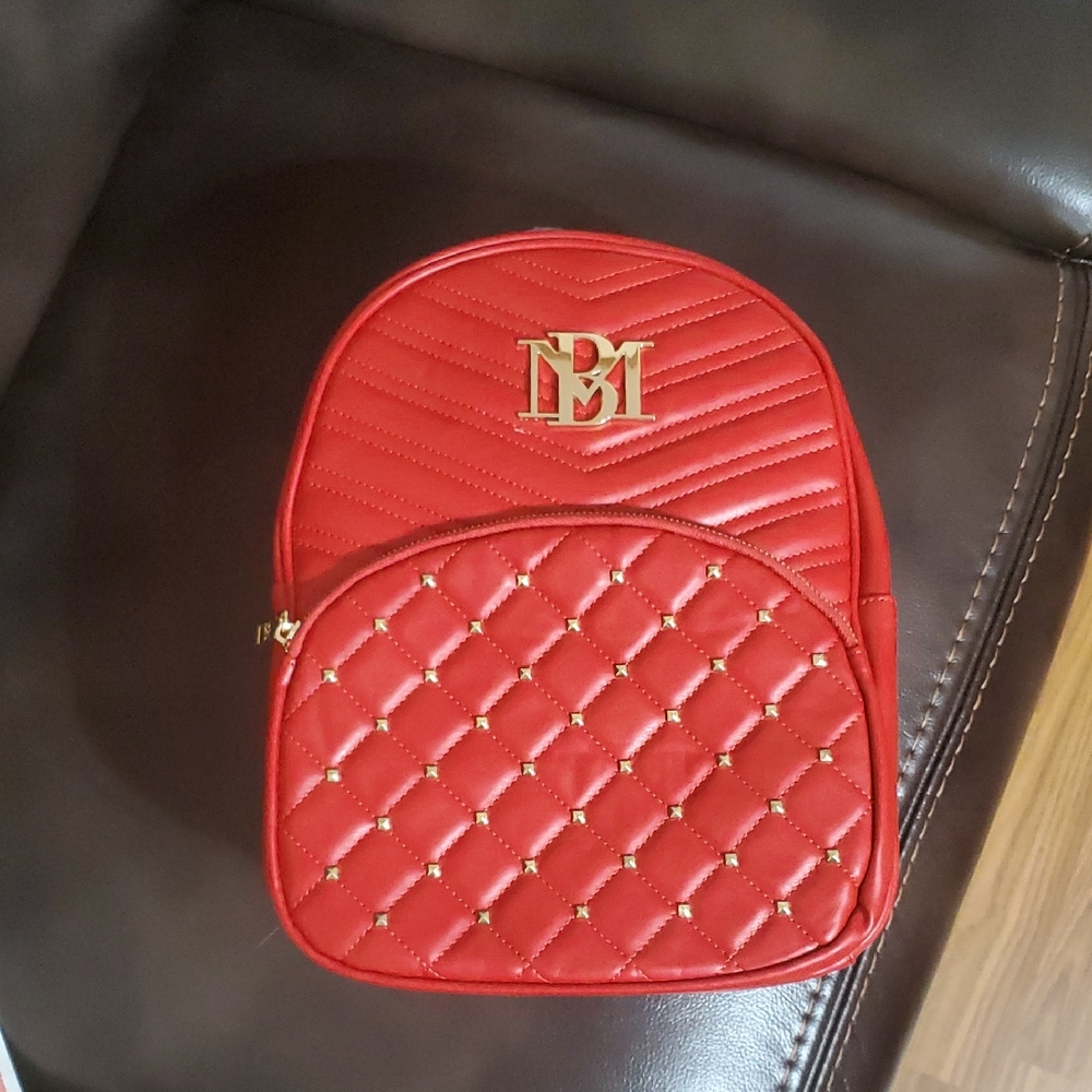 Badgley Mischka Quilted Backpack